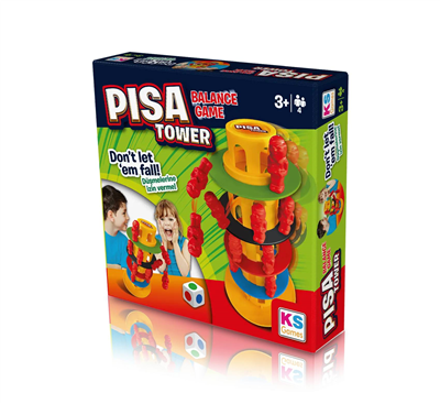Ks Denge Oyunları Pisa Tower KIRMIZI SIYAH   