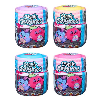 Magic Jellykins Sürpriz Peluş Oyuncak - Sihirli Dönüşüm Kavanozu, Su Ekle Çalkala