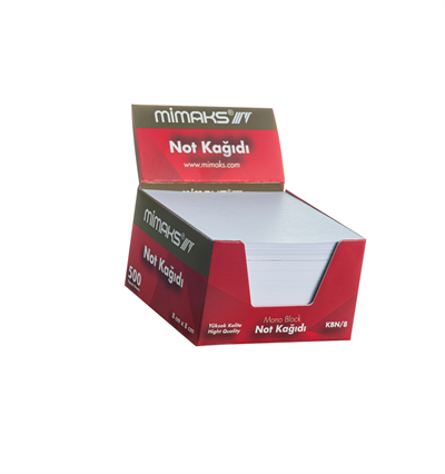 Mimaks Küp Blok Not KBN-8 8x8cm 500 Yaprak