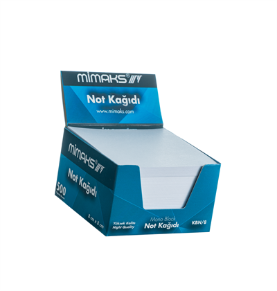 Mimaks Küp Blok Not KBN-8 8x8cm 500 Yaprak