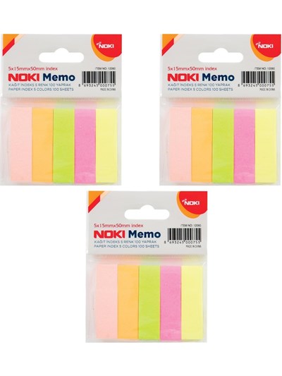Noki Memo Kağıt Film Indeks 5 Renk 100 Yaprak 12060