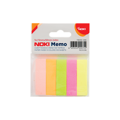Noki Memo Kağıt Film Indeks 5 Renk 100 Yaprak 12060