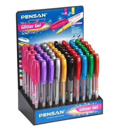 Pensan Glitter Simli Jel Tükenmez Kalem 