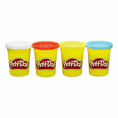 Play Doh 4lü Oyun Hamuru 448 g - Beyaz,Kırmızı,Sarı,Mavi