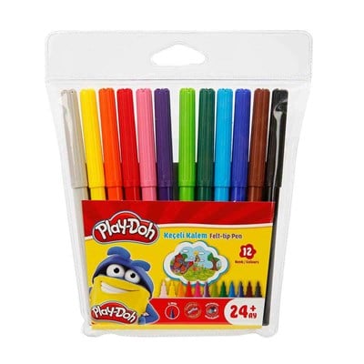 Play-Doh Keçeli Kalem 12 Renk