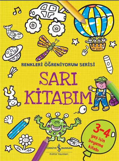 Sarı Kitabım Boyama Seti (Adel 12li Boya Seti)