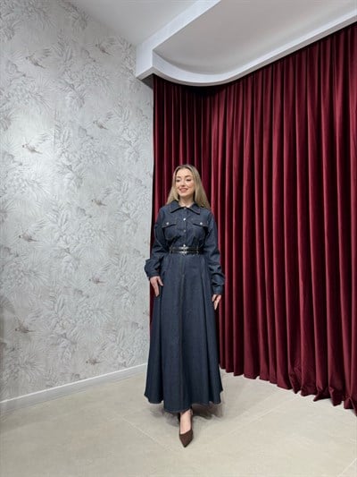 BBC HOPE ELBİSE - LACİVERT 