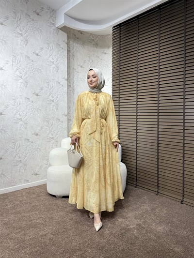 BBC SOLEA ELBİSE-SARI