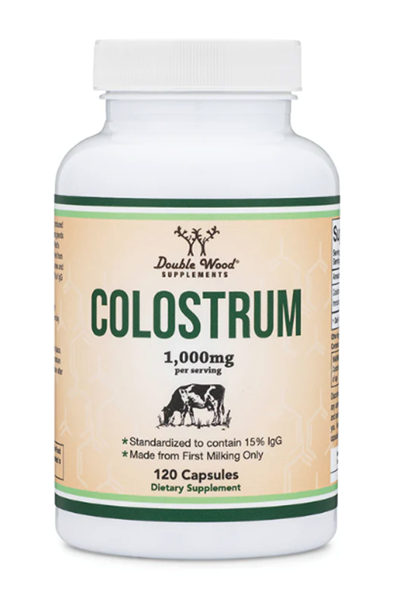 Double Wood  Colostrum  120 Capsules 1,000mg  ABD MENŞEİ.40.
