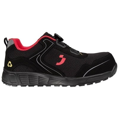 Safety Jogger ECOLOBI S1P LOW TLS SR ESD FO HRO Siyah İş Güvenlik Ayakkabısı