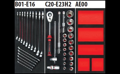 Ceta Form 153 Parça KAPORTA Otomotiv Alet Seti (Sadece İçerik)