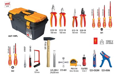 Ceta Form 31 Parça Elektrikçi Alet Seti