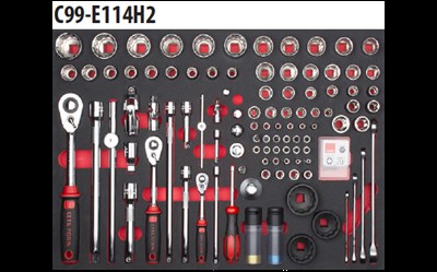 Ceta Form 319 Parça MB Mekanik Otomotiv Alet Seti (Sadece İçerik)