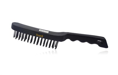 Ceta Form Plastik Saplı Tel Fırça (4 Sıra Telli) - 275 mm