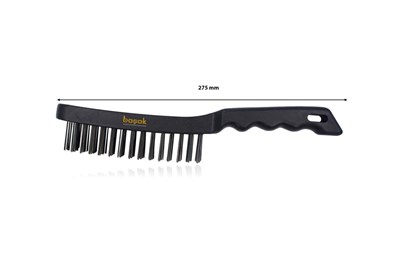 Ceta Form Plastik Saplı Tel Fırça (4 Sıra Telli) - 275 mm