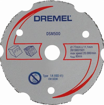 DREMEL® DSM20 Çok Amaçlı Karpit Kesme Diski (DSM500) - 2615S500JB