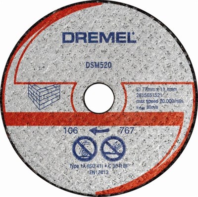 DREMEL® DSM20 Duvar Kesme Diski (DSM520) - 2615S520JB