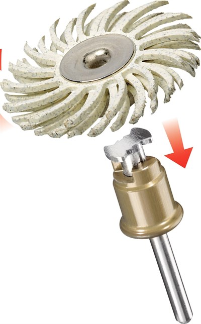 DREMEL® EZ SpeedClic: Detay Aşındırıcı Fırça 220 Kumlu (473S) - 2615S473JA