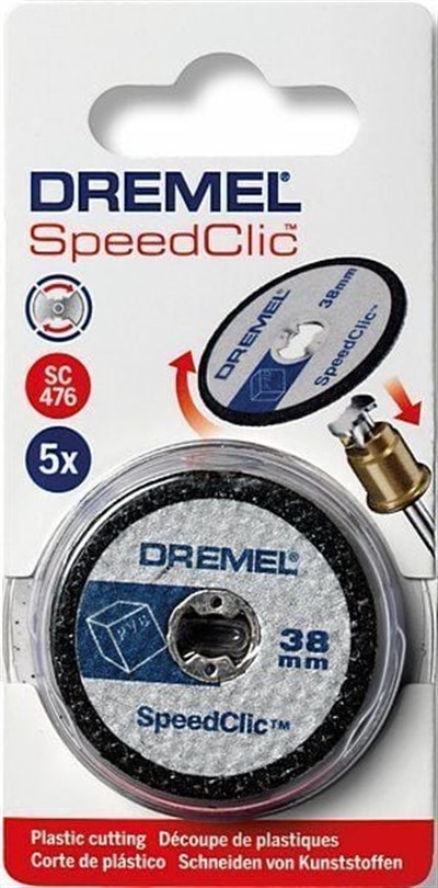 DREMEL® EZ SpeedClic: Plastik Kesme Diskleri (SC476) - 2615S476JB