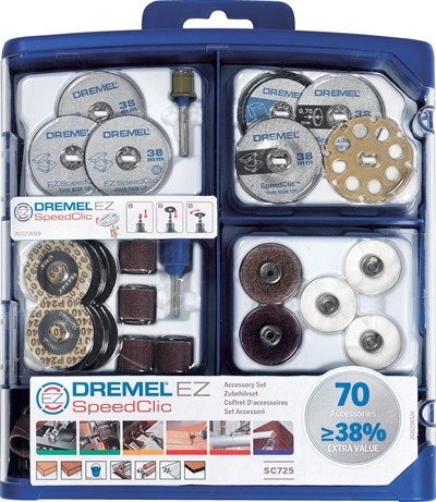 DREMEL® SpeedClic Çok Amaçlı Aksesuar Seti (SC725) - 2615E725JA