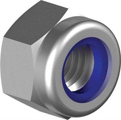 M 6 INOX Fıberlı Somun A2 304 DIN 985