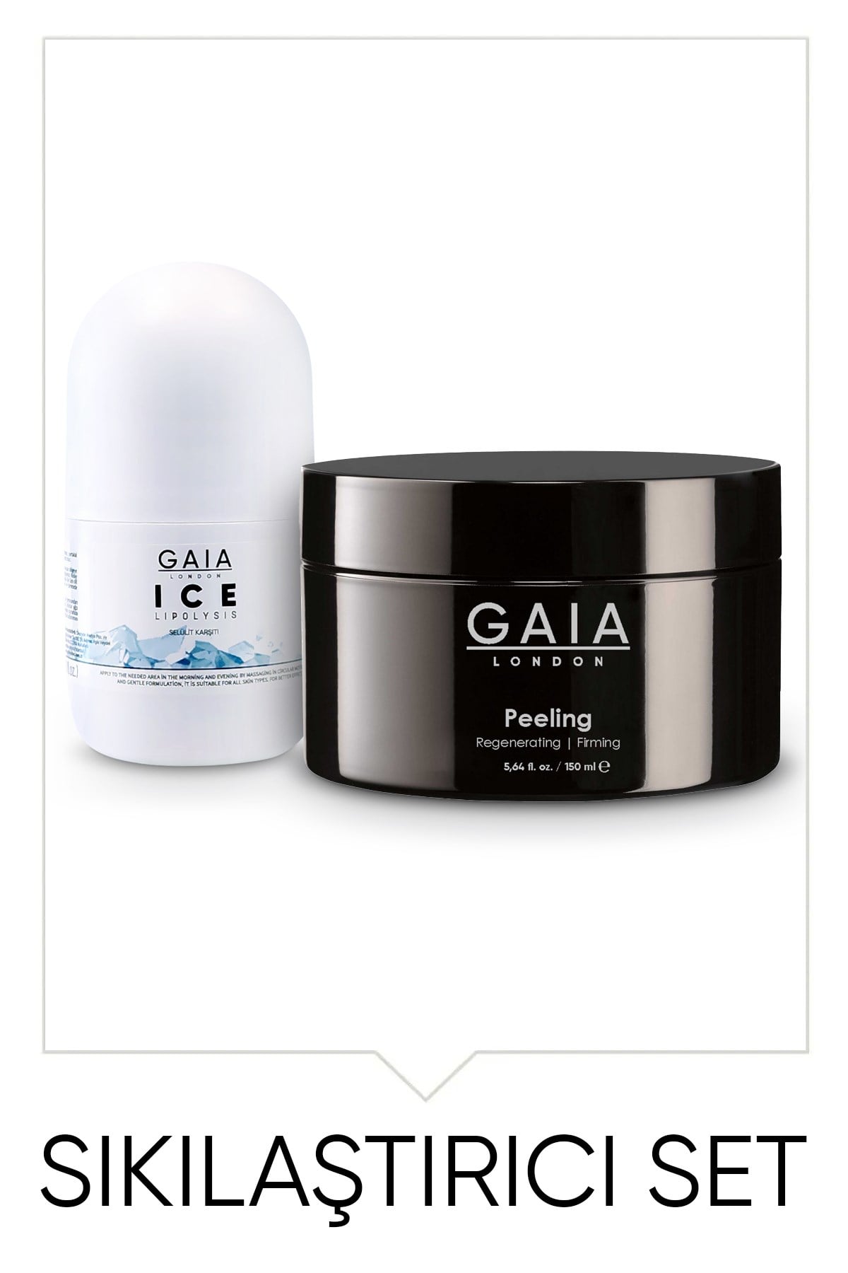Selülit Sıkılaştırıcı Bakım Seti ( Ice Rollon-Peelıng) 2 li Set