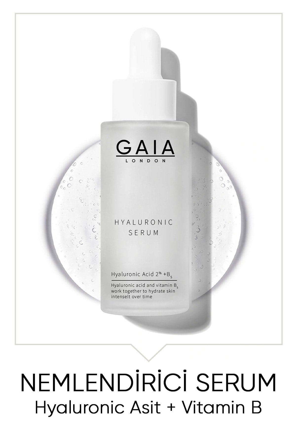 Yoğun Nemlendirici Bakım Serumu (HYALURONİC ACİD %2 B5) Tüm Cilt Tipleri Için Hyaluronıc Serum 50ml.