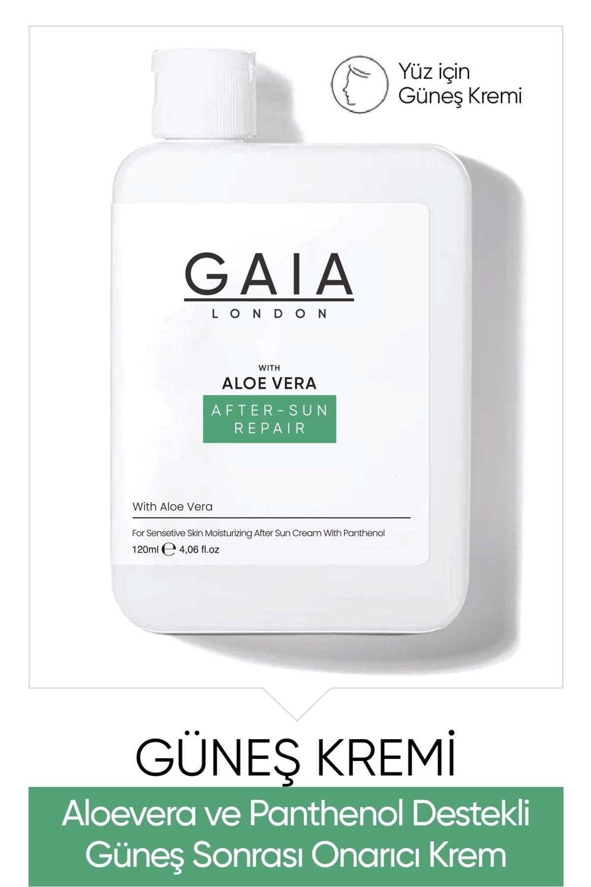 Güneş Sonrası Aloe Veralı, Kızarıklığa, Soyulmaya, Pul Pul Dökülmeye Karşı 120ml Krem Jel
