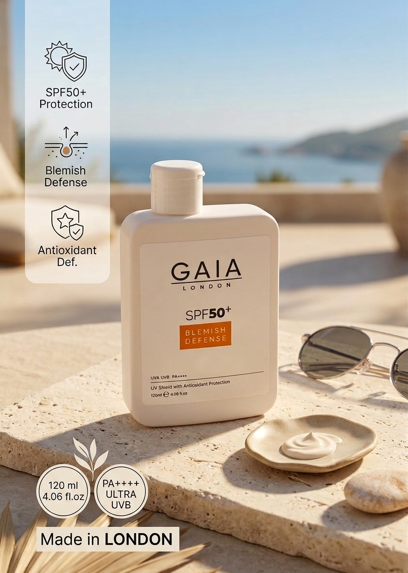 Lekeli Ciltler Için Antioksidan Destekli 50spf Uva/uvb Blemısh Defense Güneş Kremi 120 ml