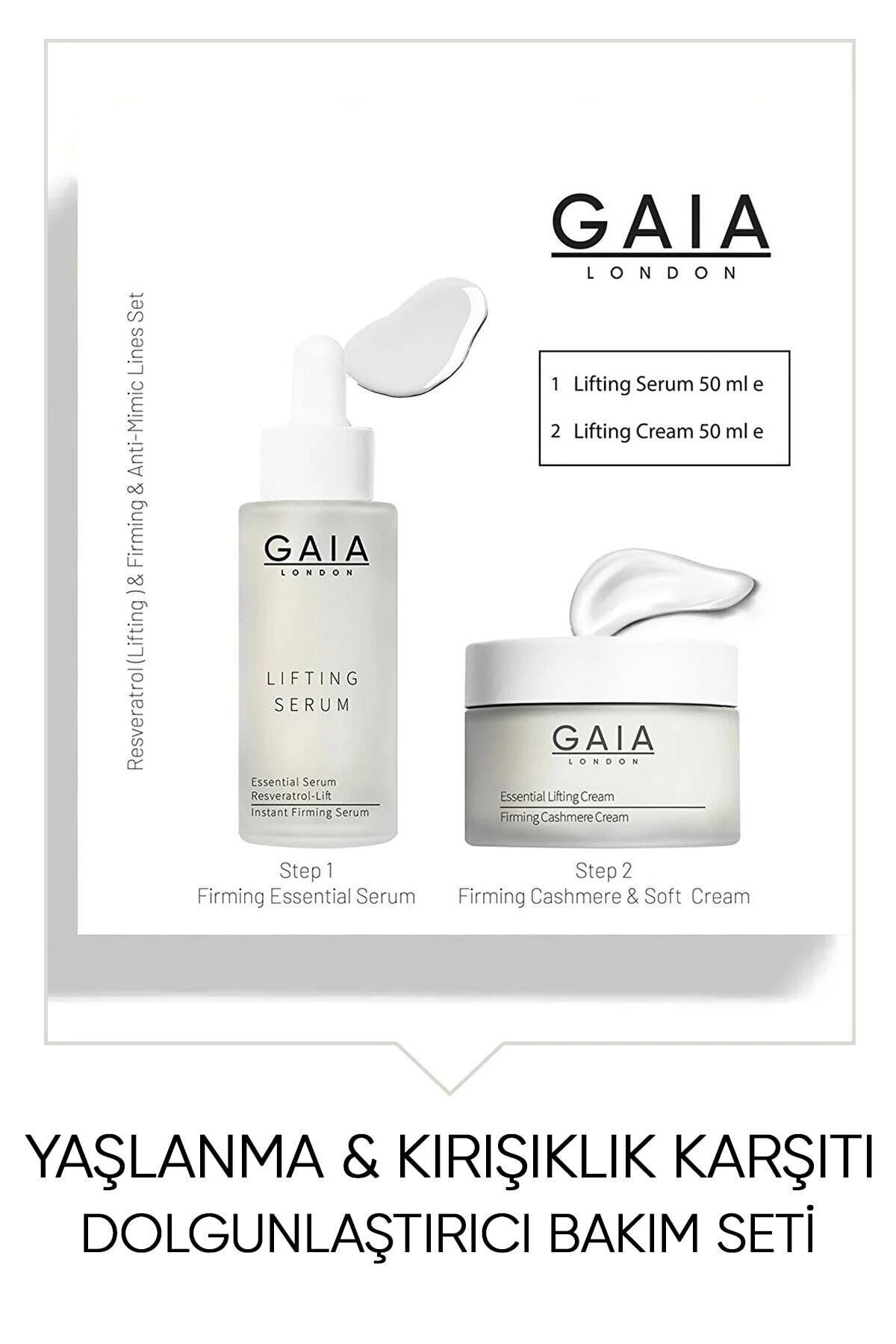 Yaşlanma Ve Kırışıklık Karşıtı Dolgunlaştırıcı Bakım Seti. Lıftıng Serum 50ml. & Lıftıng Krem 50ml.