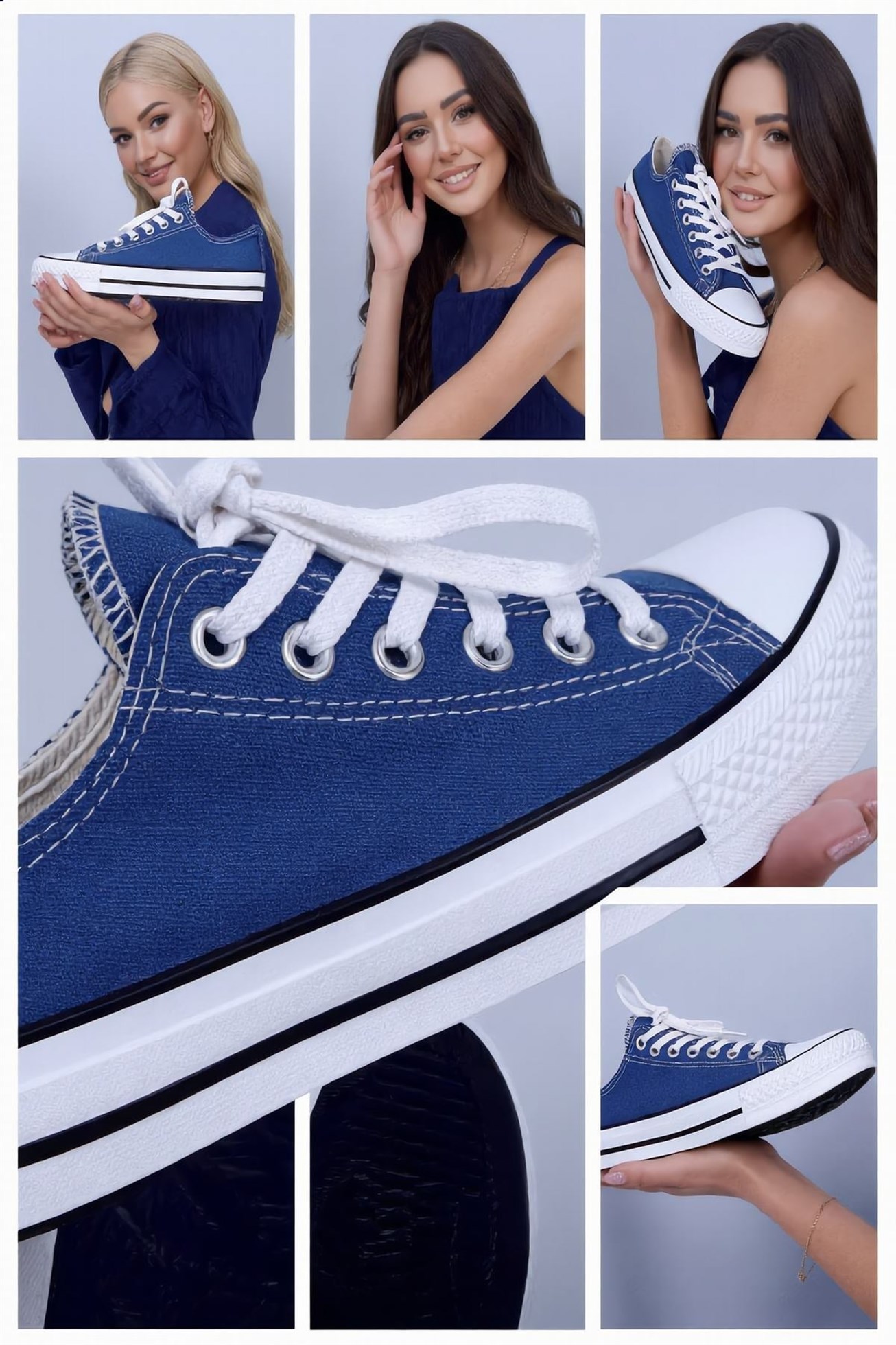 Lacivert Kadın Sneakers Spor Ayakkabı