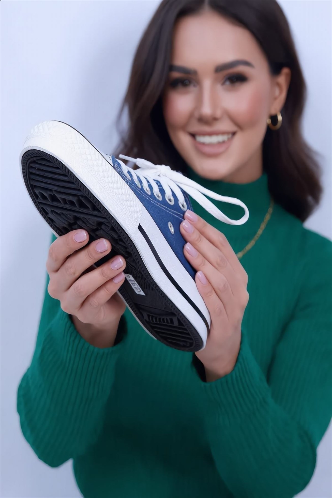 Lacivert Kadın Sneakers Spor Ayakkabı
