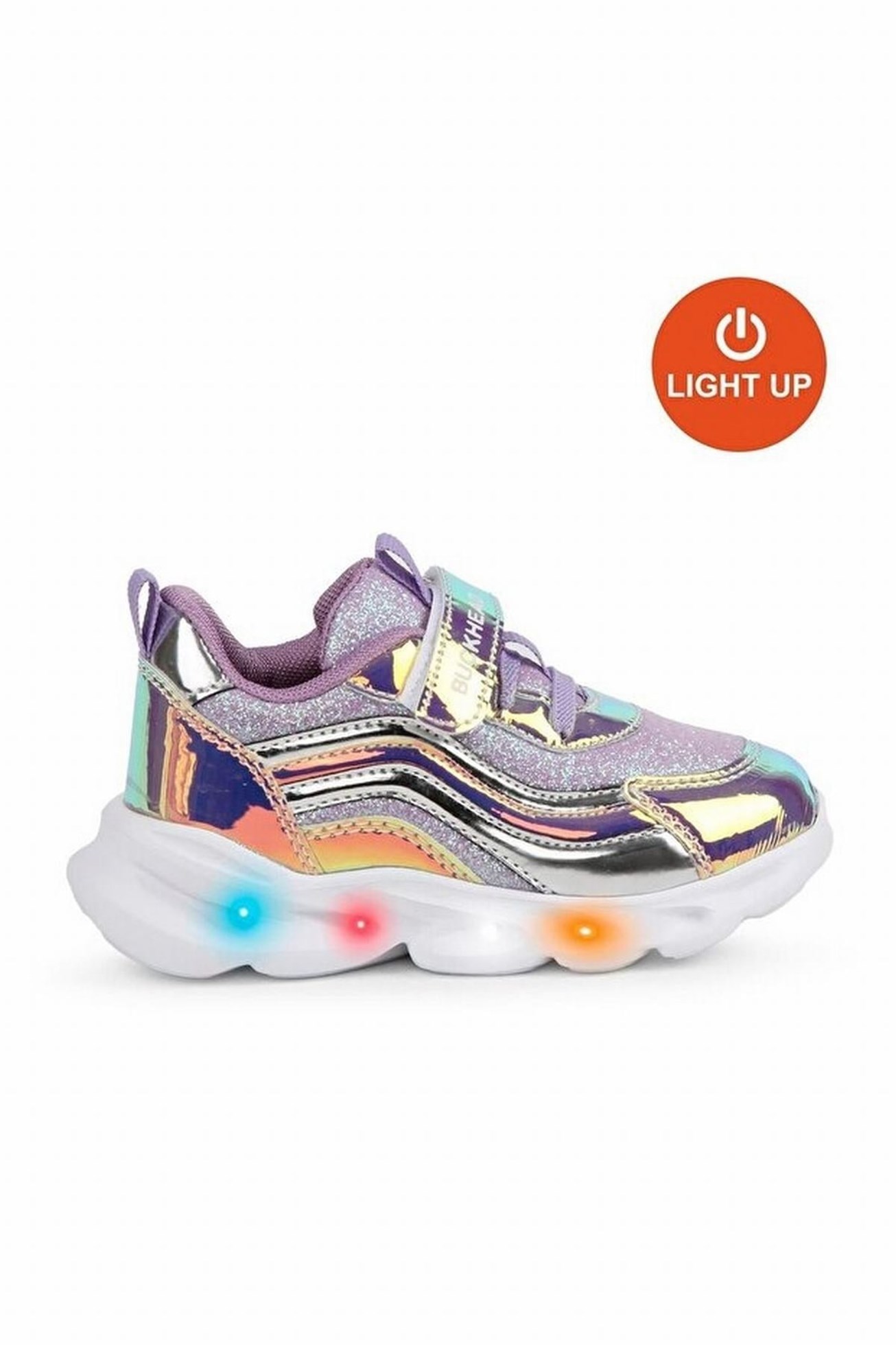 Lila Bebek ve Çocuk Işıklı Spor Ayakkabı