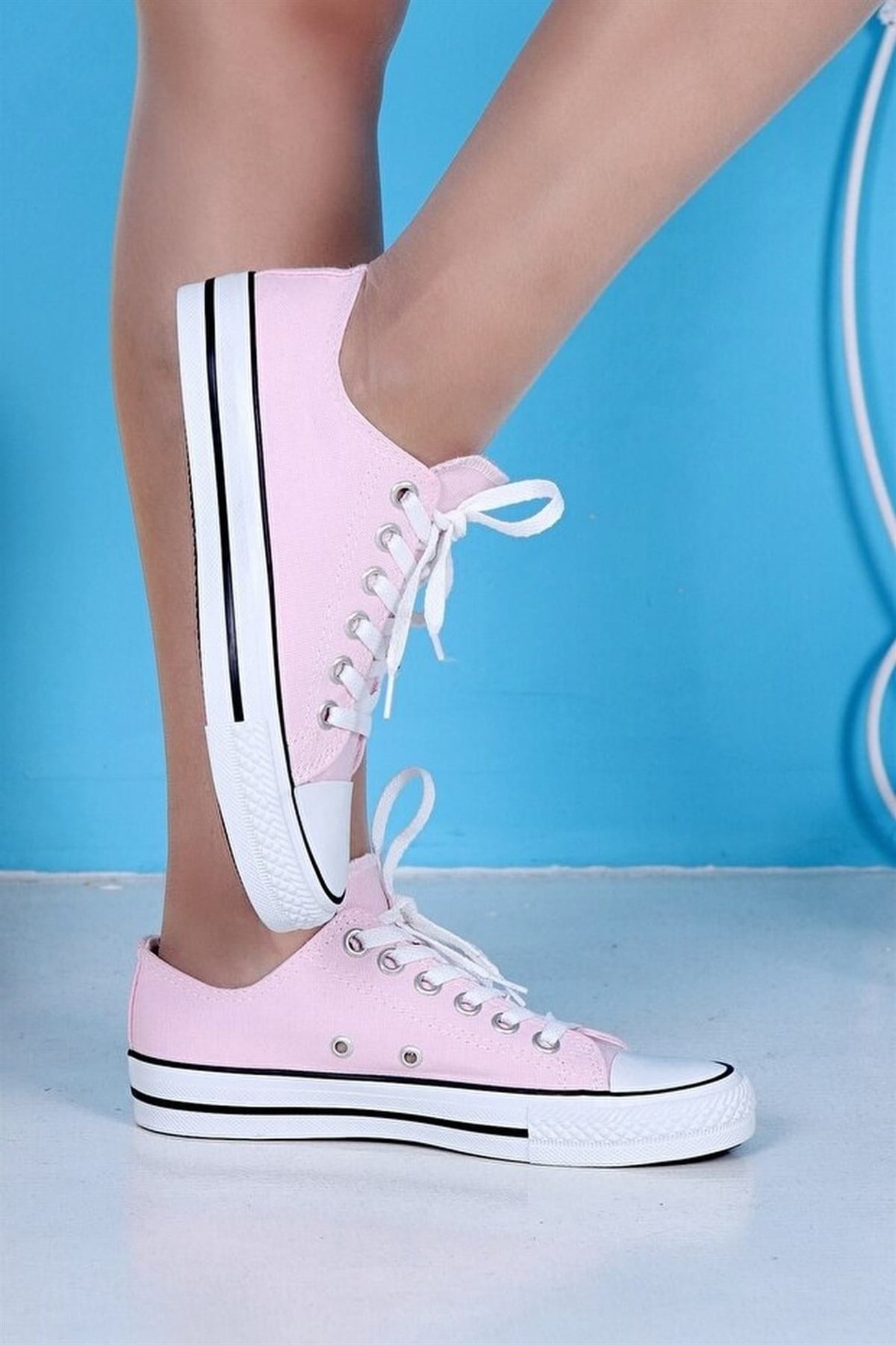 Pembe Kadın Sneakers Spor Ayakkabı