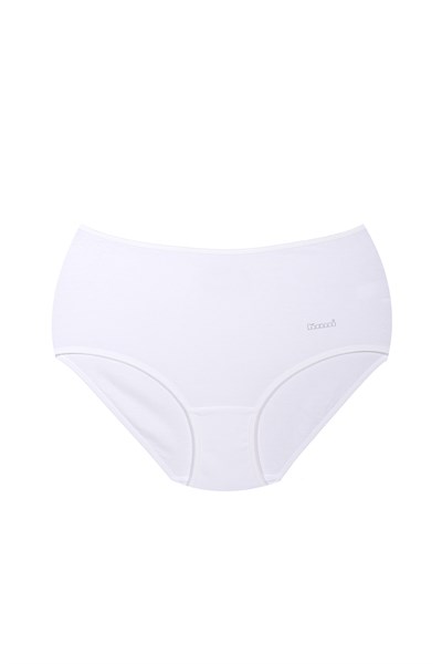 Kom Kadın Basic 5 li Maxi Modal Külot Beyaz