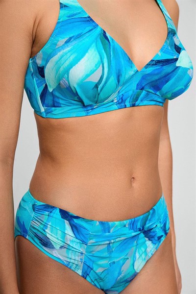 Kom Seusa Desenli Toparlayıcı Bikini Takımı Turkuaz