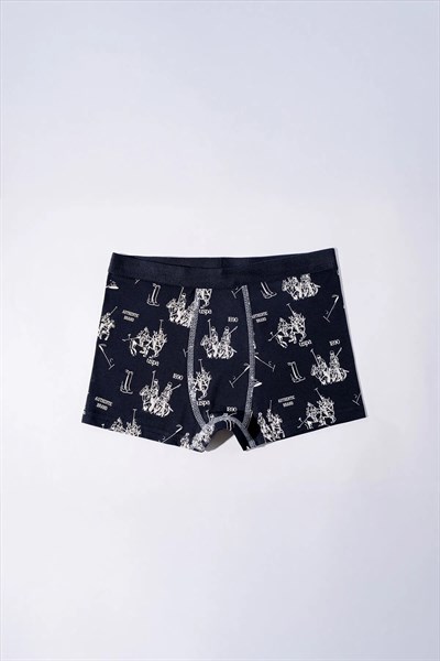 U.S. Polo Assn Erkek Çocuk Süprem 3 lü Boxer Lacivert