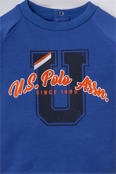 U.S. Polo Assn Erkek Bebek 2 li Takım Mavi