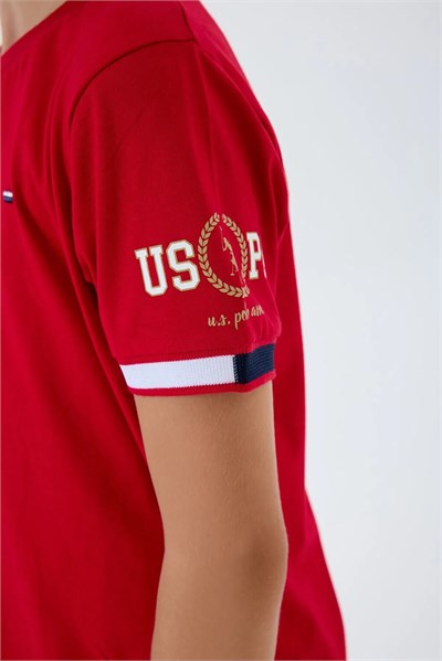 U.S. Polo Assn Erkek Çocuk Süprem Şortlu Takım Kırmızı