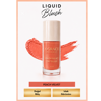 A'Grace Peach Velvet Tint Blush 10 ml