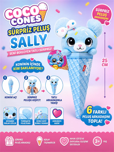 Coco Cones Sürpriz Peluş Sally