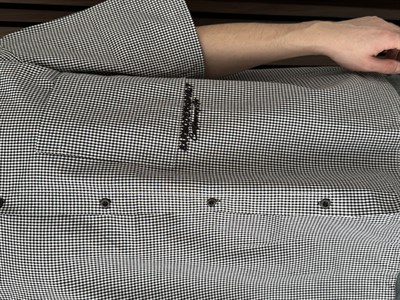 Barmodern Nakışlı Oversize Gömlek Siyah