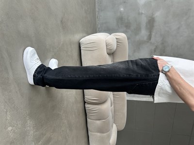 Eskitmeli Regular Jean Siyah