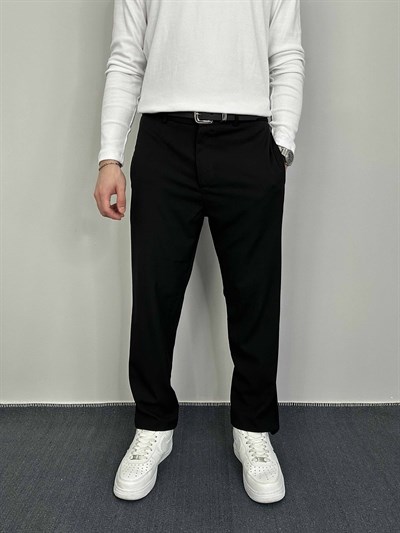 Regular Fit Kumaş Pantolon Siyah