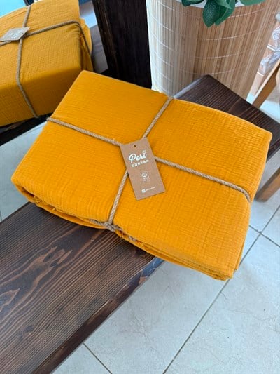 Hardal Çift Kişilik Müslin Pike 240X260