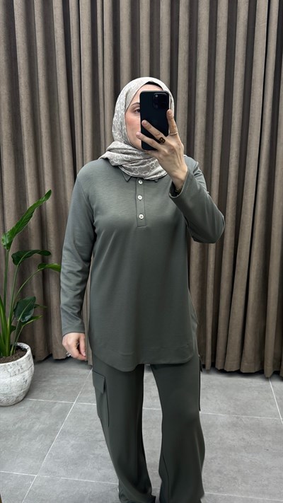 City Comfort Takım | Haki