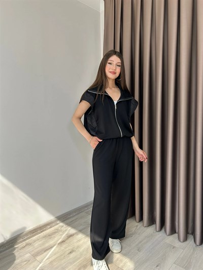 PARAŞÜT KUMAŞ YELEK PANTOLON TAKIM