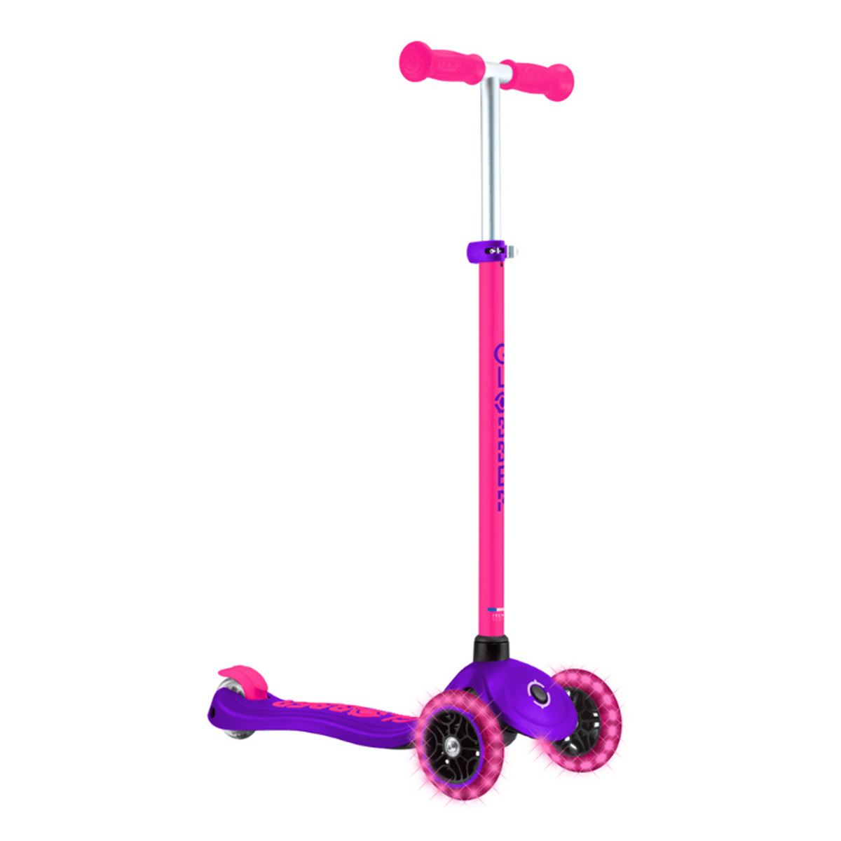Globber Primo Plus Işıklı Scooter - Neon Pembe | Isabel Abbey