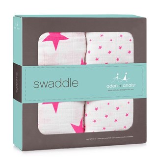 Aden Anais İkili Müslin Set - Floro Pink