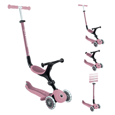Globber Go Up Active Ecologic Işıklı Scooter - Berry